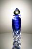 twisted perfume bottles cobalt